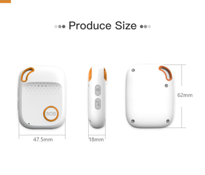 Yaşlılar için telekomünikasyon çözümleri acil SOS çağrı yardım alarmı küçük GPS takip cihazı İki yönlü çağrı ile - Product Image 6