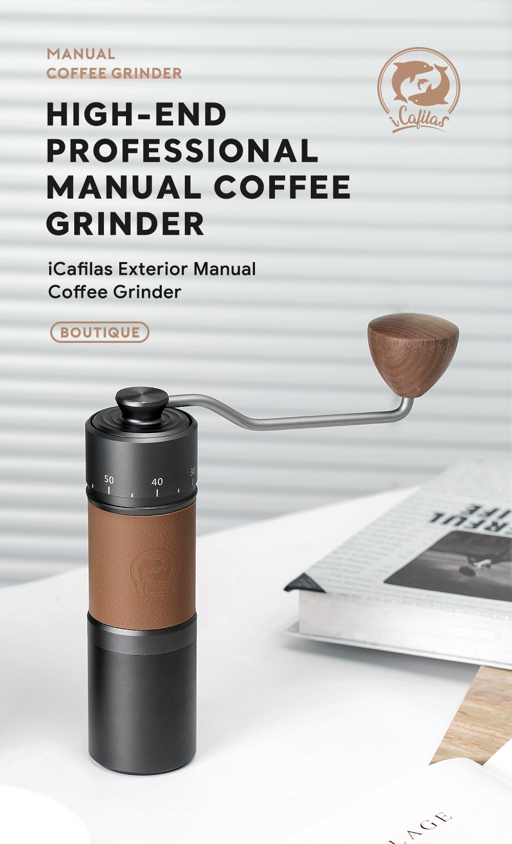 Manual Coffee Grinder I 420 stainless steel 7 core Burr