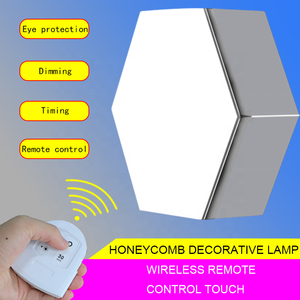 Yeni kablosuz uzaktan kumanda LED gece lambası DIY ekleme ev dekorasyon dokunmatik anahtarı Puck duvar ışıkları - Product Image 3