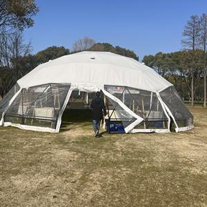 Factory Customize 10-30m Party Event and Trade Show Event Geodesic <strong>Dome</strong> Tent Waterproof <strong>Dome</strong> Tent with Transparent Pvc <strong>Cover</strong> - Product Image 4