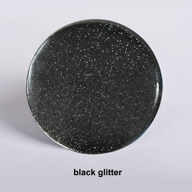 black glitter