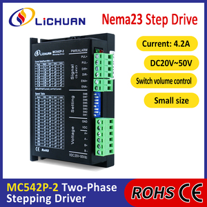 24V stepper driver per Lichuan MC542 Nema23 1a-4. 2a digital stepper motor controller - Product Image 5
