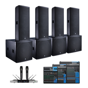 Pa systems公共广播系统，用于带dsp和声音回音的迪斯科有源扬声器 - Product Image 1