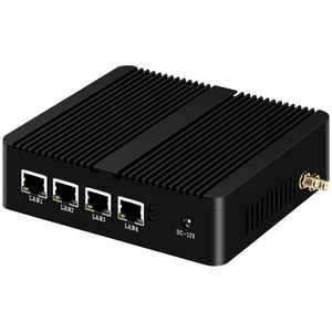 HLY Firewall Router Mini Pc Pfsense Ubuntu Quad Core J4125 N5105 Cpu 4 Gigabit Lan RJ45 Barebone Mini <strong>Computer</strong> <strong>System</strong> <strong>Unit</strong> - Product Image 3