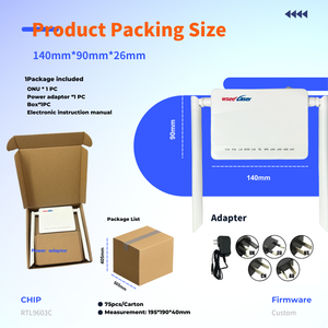 ONU GPON bán chạy kiểu 1GE+3FE+WIFI4 2.4G băng tần đơn <span class=keywords><strong>WIFI</strong></span> chip Realtek - Product Image 6