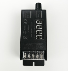 1-100% Dimming Brightness Adjustable Knob Switch 12-24V LED Strip WW CW LED CCT <strong>Controller</strong> - Product Image 5