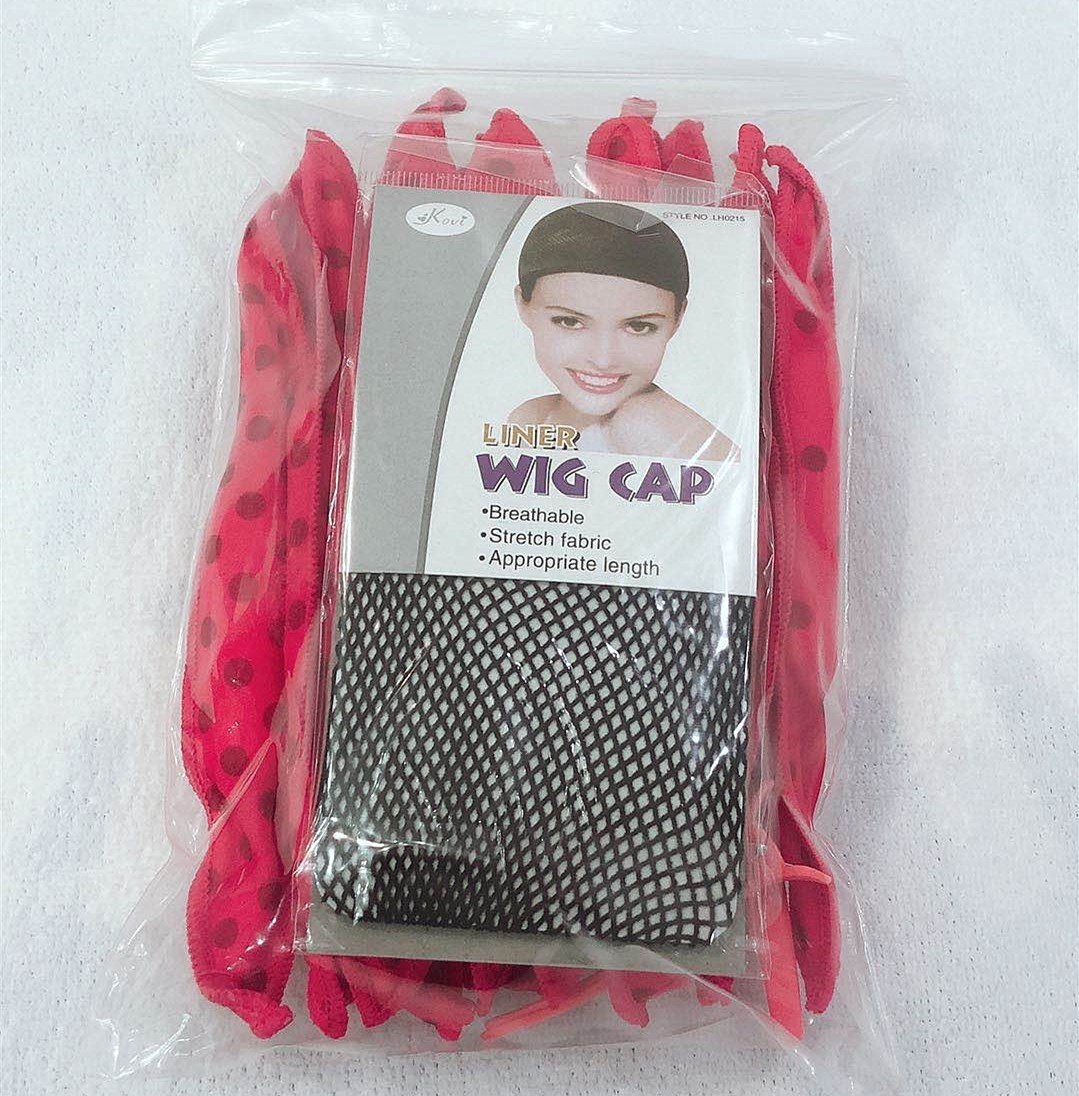 Horquilla grande roja 20 redecilla para el pelo