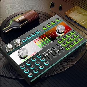 X600 Excellent Quality of Voice <strong>Audio</strong> Interface with DJ Mixer Live Streaming Sound Card - Product Image 2