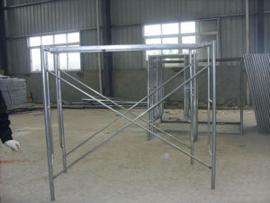 Facile installare il sistema mobile dell'impalcatura del telaio della costruzione galvanizzato/impalcatura verniciata di colore - Product Image 6