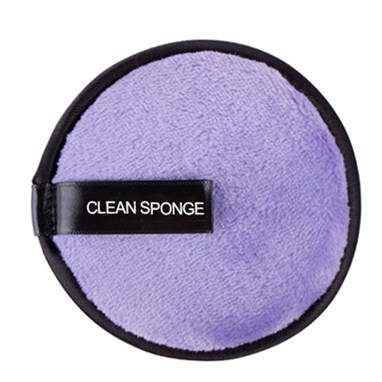 Flanelle Bord noir Rondes violet clair