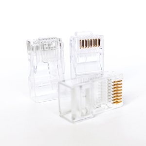 Keystone Jack Rj45-Anschlüsse Geschirmtes Cat6/Cat5-Pass Through Ethernet Rj45-Stecker Elektronisches Zubehör - Product Image 5