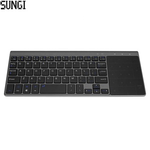 Ultra-thin Portable 2.4GHz Wireless <strong>Keyboard</strong> Touchpad Mouse Mini Slim <strong>Keyboards</strong> With <strong>Numeric</strong> <strong>Keypad</strong> - Product Image 1