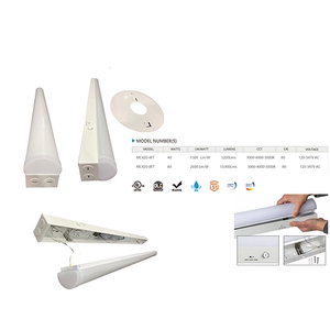 20W 40W 60W LED Office Light 3000K/4000K/6500K Adjustable Ceiling <strong>Linear</strong> Light with Emergency <strong>Function</strong> - Product Image 5