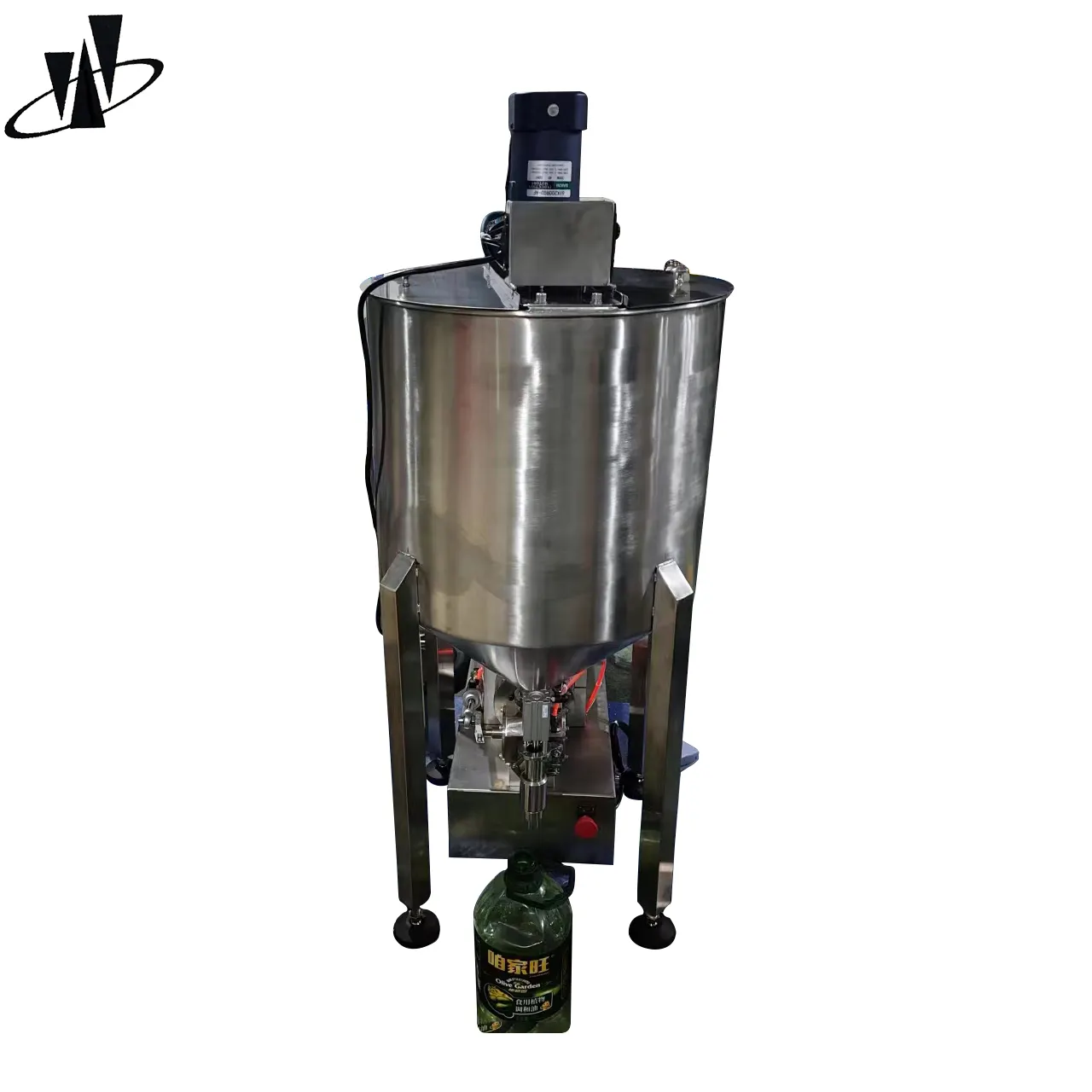 La máquina de llenado de tanques grandes puede acomodar más materias primas y la máquina de llenado Máquina de jugo de frutas Productos de alta viscosidad