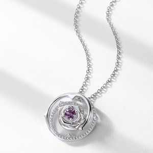 Verlobung Hochzeit Frauen Geschenk Schmuck Labor erstellt Alexa ndrit Edelstein Anhänger Sterling Silber benutzer definierte Birth stone Anhänger