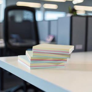 Self-Stick 100-Page Paper <strong>Memo</strong> Pad Plastic Tablet <strong>Note</strong> with Bright Colors Home Office <strong>Notebook</strong> for Writing Sticky <strong>Notes</strong>