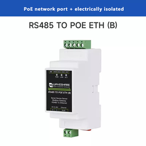 WaveShare RS485 a RJ45 Ethernet POE TCP/IP a Serial Modbus Gateway Grado industrial