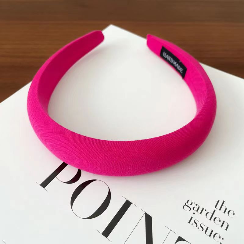 Diadema de esponja rosa