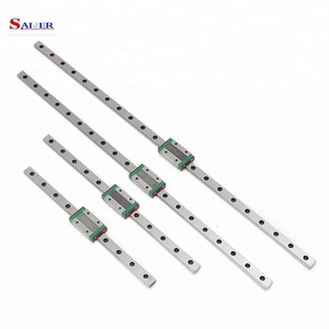 Mini tobogán lineal de alta rigidez de 15mm de ancho con deslizador lineal para máquinas de corte por láser - Product Image 1