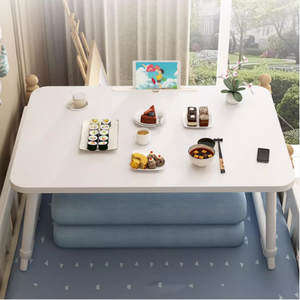 Escritorio de ordenador en la cama del dormitorio, mesa de aprendizaje simple, mesa de cama para estudio, escritorio de regazo, mesa plegable portátil para ordenador portátil - Product Image 1