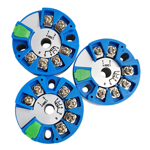 Transmisor de temperatura analógico de entrada universal 4-20ma con instrumentos OEM y ODM personalizables de montaje circular