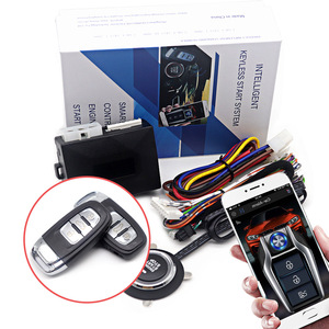 Alarma de coche con arranque automático, pulsador de un botón, parada de arranque automático, sistema de entrada sin llave, llave inteligente, Kit de arranque remoto, accesorios Automotrices - Product Image 1
