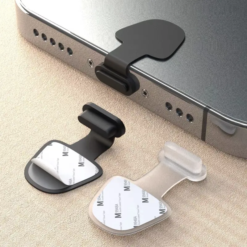 Chống Lost Silicone điện thoại di động chống bụi cắm sạc cổng Type-C bụi cắm Mirco cổng USB chống bụi bảo vệ cho iPhone