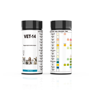 One Step Vet-14 analyse d'urine pour animaux de compagnie 14 paramètres bandelettes de test pour la maison et l'animalerie - Product Image 3