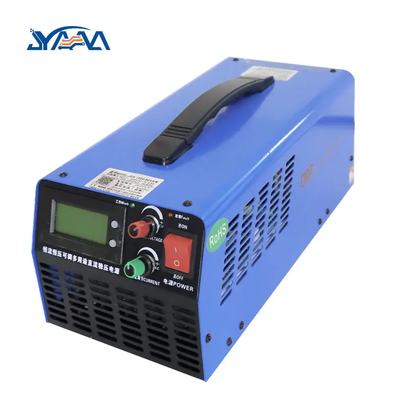 JYAAA catu daya 500-3000W, catu daya 12V 24V 48V 60V 72V 100V 120V 150V 200A 100A 80A 60A 50A 40A setelan voltase dan arus