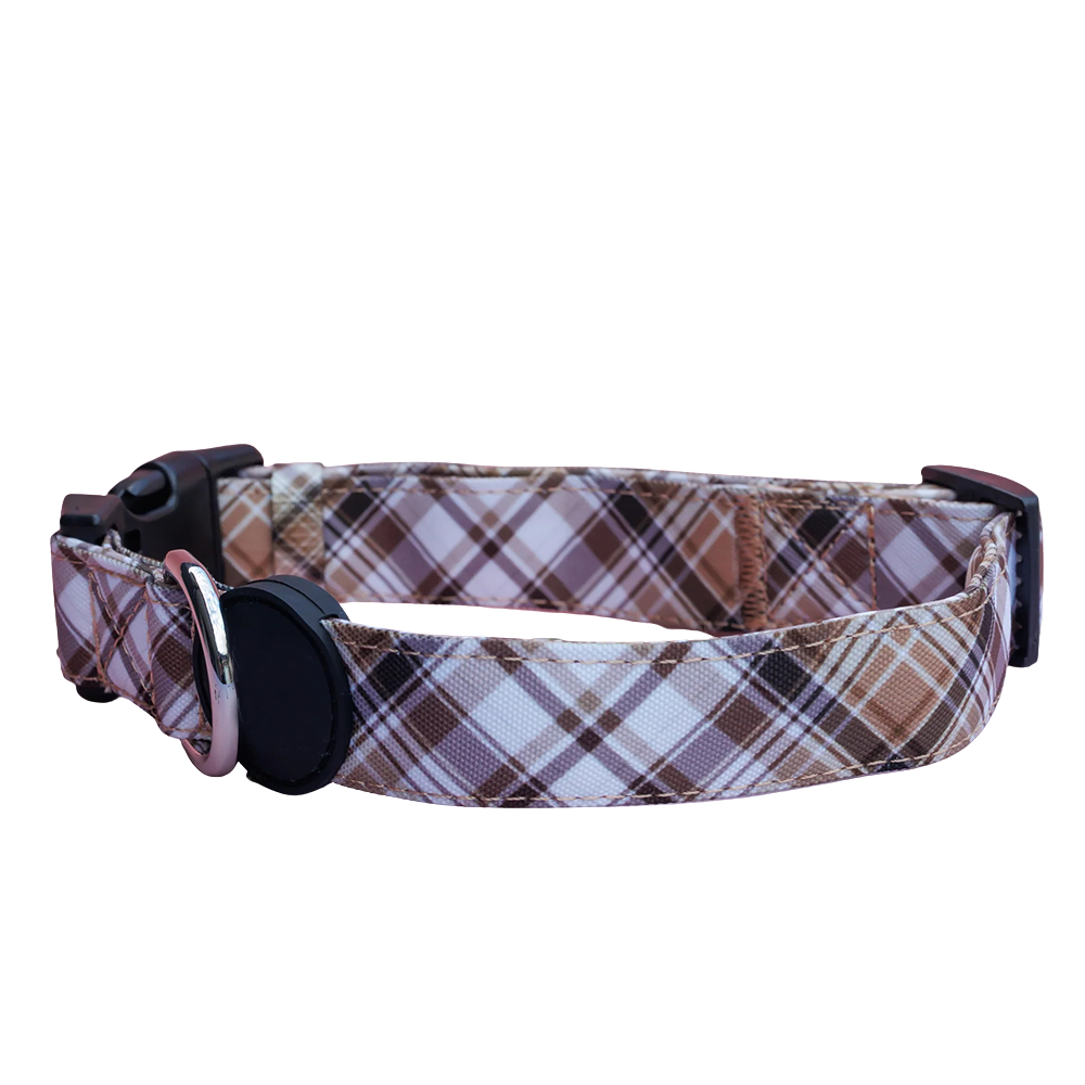 ลายสก็อตสีน้ำตาลคาราเมล