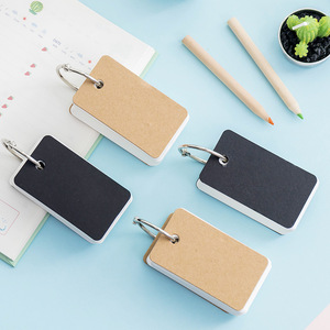 牛皮纸装订圈易翻闪存卡学习备忘录索引卡库存/定制 - Product Image 2