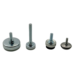 中国Oem Odm塑料零件定制厨房可调脚源工厂加工定制自流平台脚 - Product Image 1