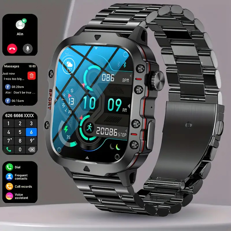 Black steel strap