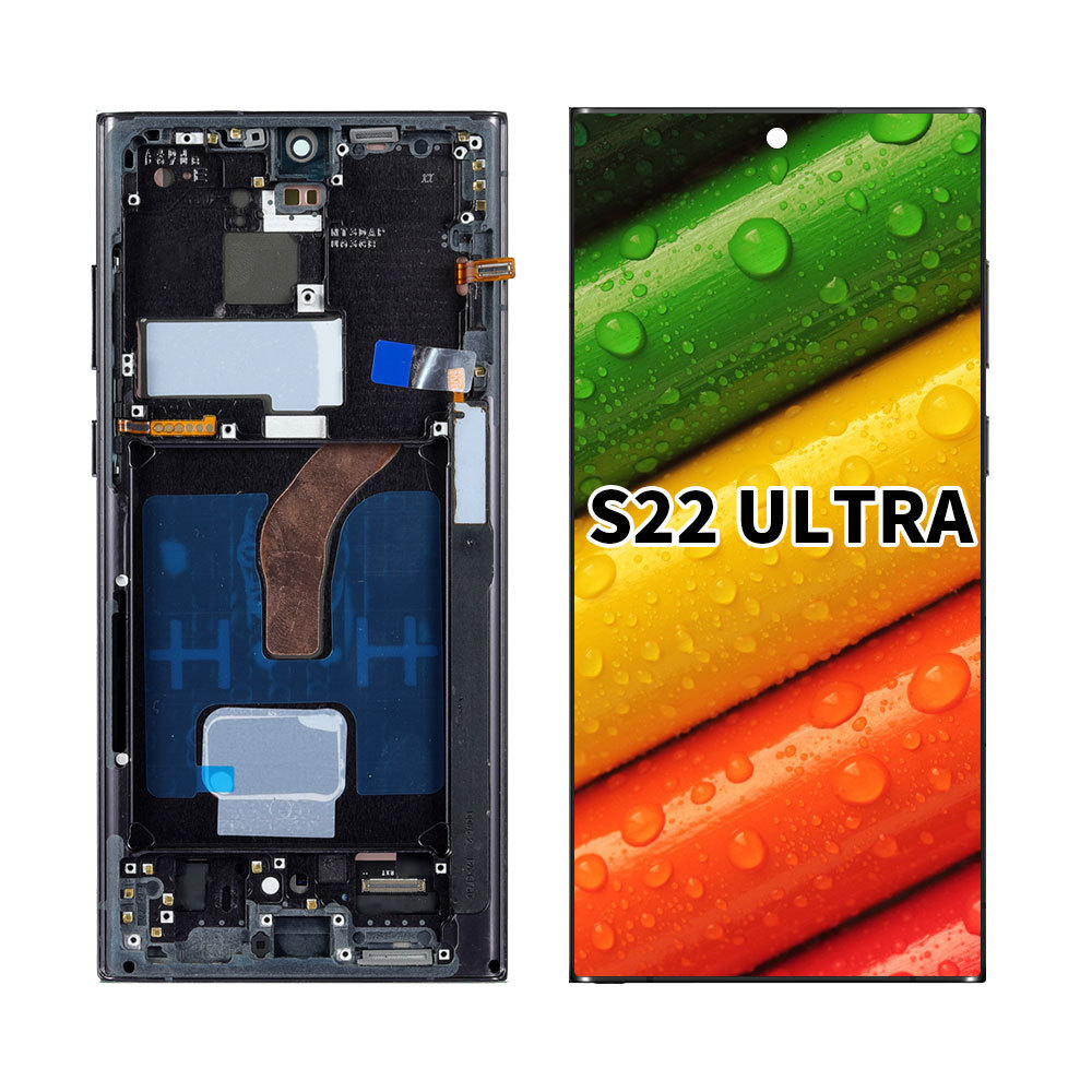 Pour Samsung S22 Ultra avec cadre