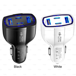 2个USB 2PD车载充电器适配器快速充电53W USB C车载充电器型点烟器USB充电器适用于苹果/安卓/三星 - Product Image 6