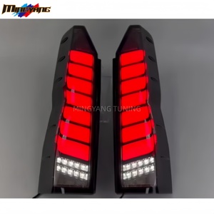 Yeni varış dinamik arka işık kuyruk lambası arka lambası 2019-2024 Toyota Hiace GL Grandia banliyö Deluxe led stop lambaları - Product Image 6