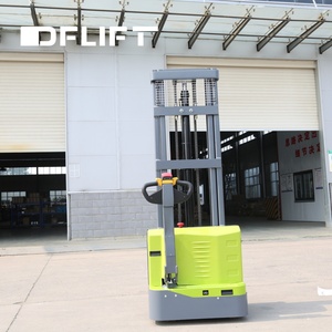 DFLIFT Pallet <strong>Stacker</strong> <strong>2</strong> Ton <strong>2</strong> Meter Electric Self Loading Electric Hand <strong>Stacker</strong> Electric 2000kg 5000mm Self Loading Forklift - Product Image 2