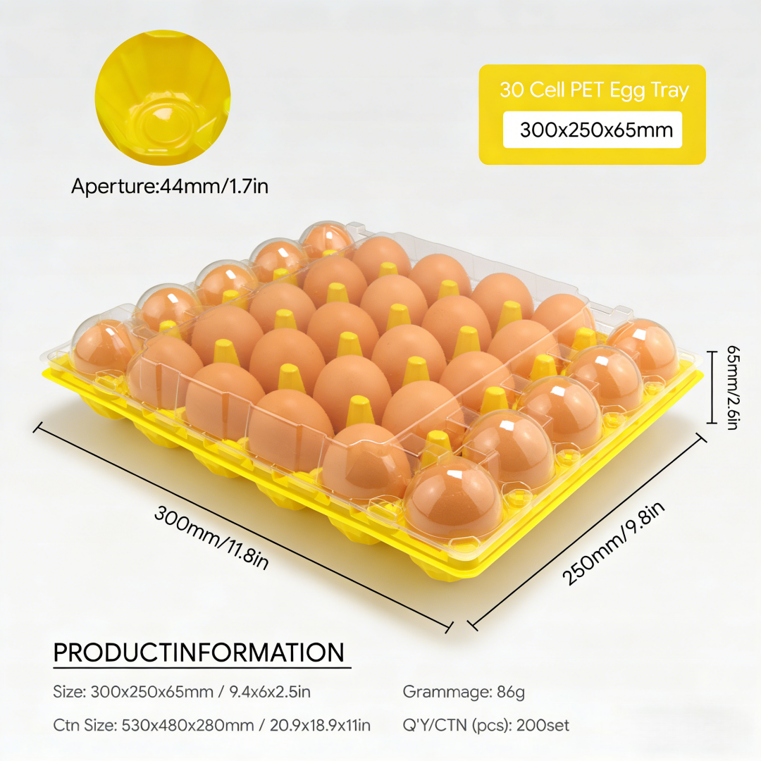 Plateau jaune avec couvercle transparent