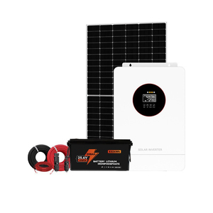 太阳能离网发电系统3.6kw家用配套一体机电池电站储能系统 - Product Image 1