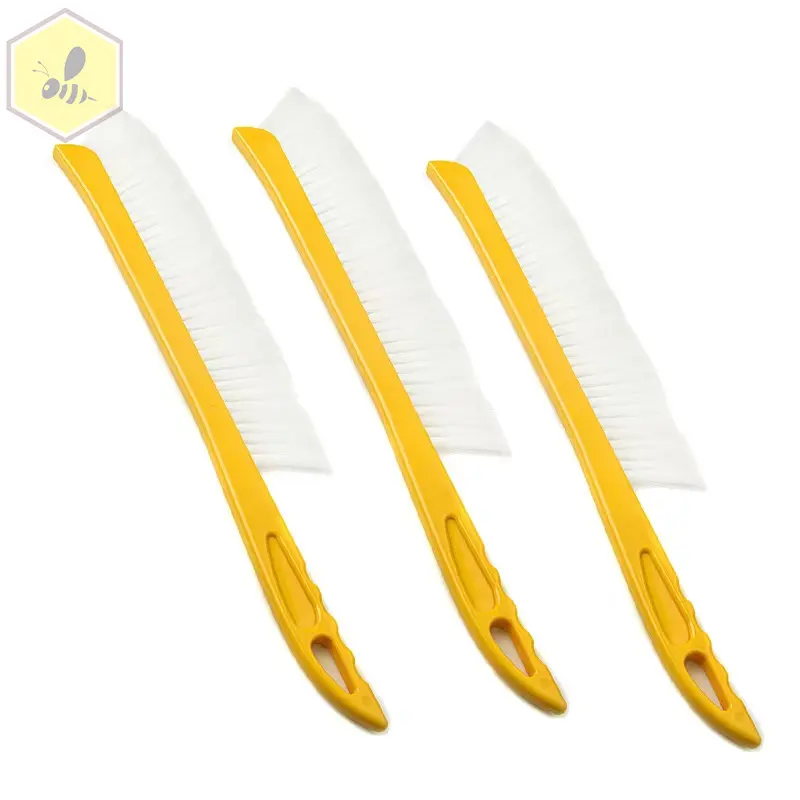 Beekeeping Tools New Plastic Hair Bee Brush Single Row Bee Hive Cleaning Remove Bees Plastic Handle