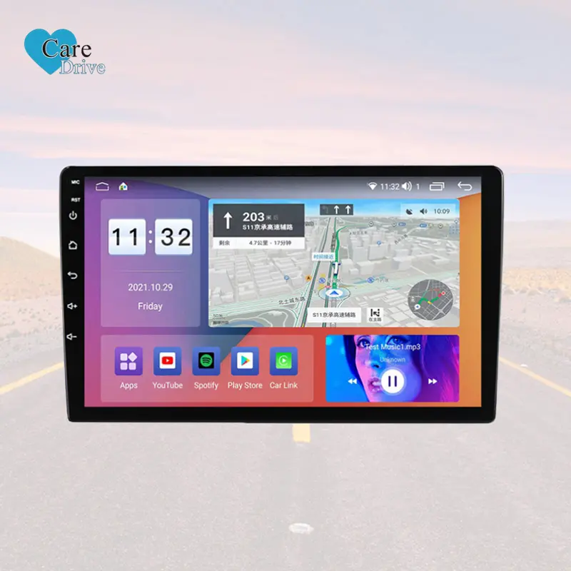 Caredrive ระบบเครื่องเสียงรถยนต์2Din Android10สำหรับ Toyota raize 2020 IPS DSP RDS วิทยุระบบนำทาง GPS เครื่องเล่นดีวีดีวิดีโอในรถยนต์