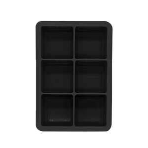 6 lưới Silicone vuông <span class=keywords><strong>Ice</strong></span> <span class=keywords><strong>Cube</strong></span> khay Khay đá tròn lớn khay đá bóng phù hợp cho whisky - Product Image 5