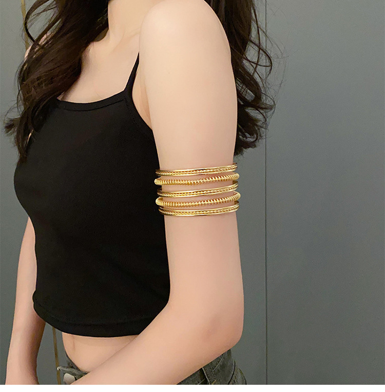 16# bracelet-Golden-multi-layer winding