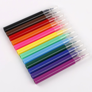 12 pcs儿童教育小手绘彩色记号笔 - Product Image 1