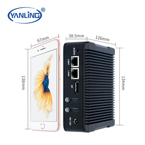 Nano Computer con procesador Pen-tiun J3710 Quad Core Small Case compatible con WIFI y BT disponible en EE. UU./UE/JP Tipos de enchufe