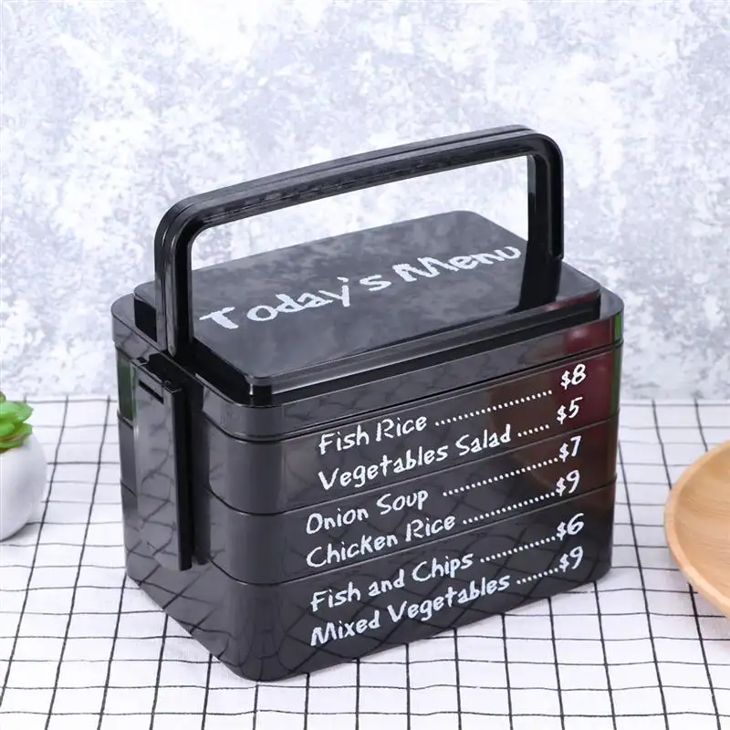 1-3 Layers TodayのMenu Microwave Bento Box Lunch Food Container Storage Box For School Office Portable Lunch Box