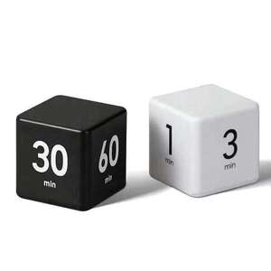 Benutzer definierte Studie Würfel rotierenden Timer Workout Produktivität Pomodoro Timer Digital Flip Küche Countdown-Timer für Kinder