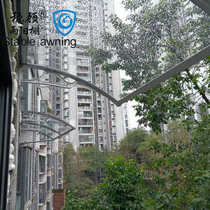 Mái Che Nắng Bằng Polycarbonate Giá Tốt Nhất Mái Che Cạnh Bằng Thép Nhựa Cho Cửa Che Nắng - Product Image 6