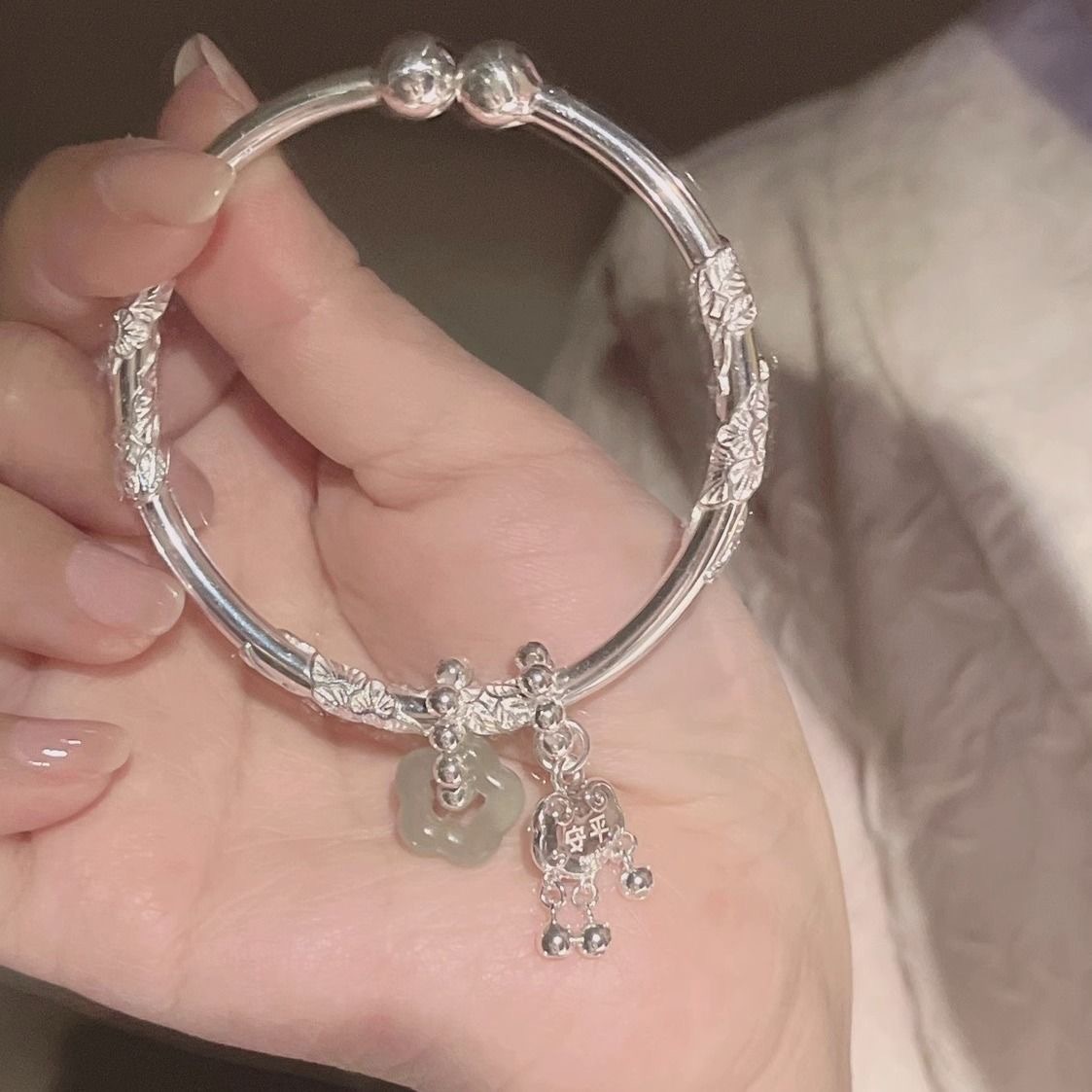 Pulsera Flor Paz Abierta