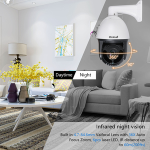 JideTech PTZ 5mp Hd Ip Ptz 36X กล้องโดมความเร็วซูมออปติคอลกล้องเครือข่าย Ip รักษาความปลอดภัย - Product Image 2